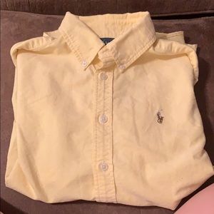 EUC Boys 16 Yellow Oxford Ralph Lauren